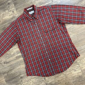 Vintage Levis Colorgraphs Button Down Shirt Men‎ Size Large Plaid 80's (73)